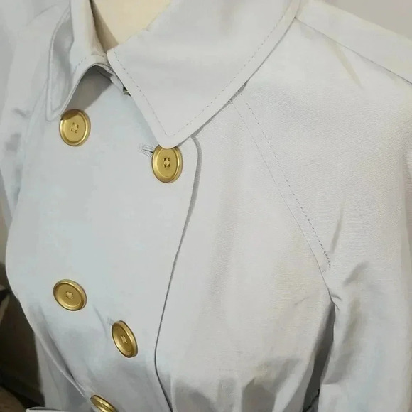 {Armani Exchange} Silver Color Trench Coat - Picture 9 of 16